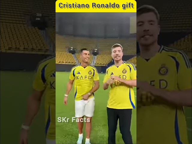 Cristiano Ronaldo gift George Mendes#cri Cristiano Ronaldo#trending #football#Telugu#shorts#cr7