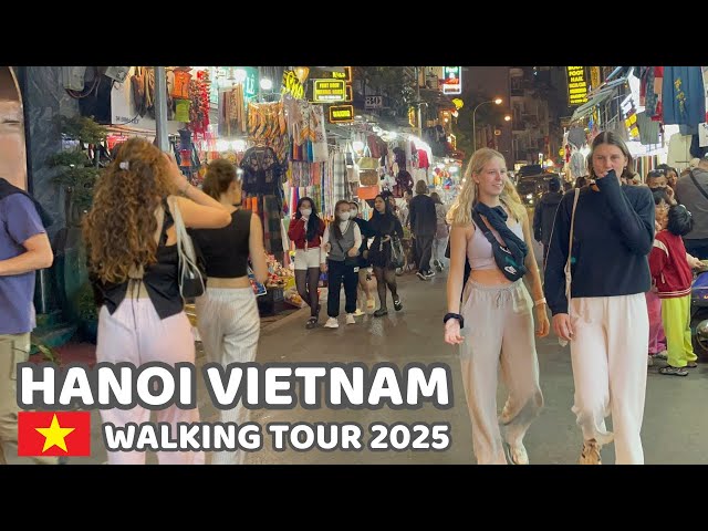 Hanoi Vietnam Nightlife 2025 | Walking in the Old Town at night