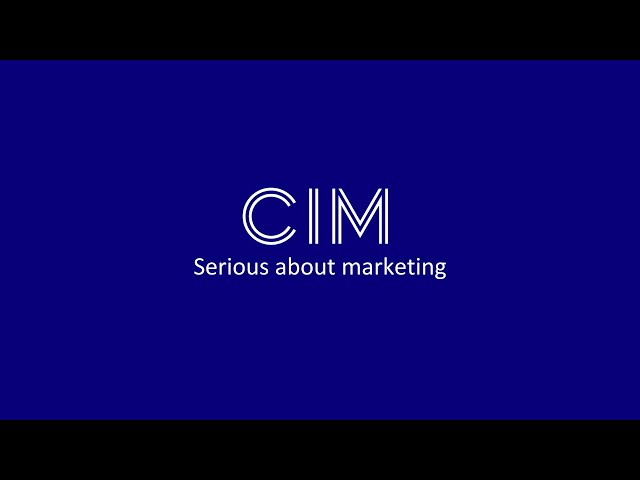 CIM | The Chartered Institute of Marketing