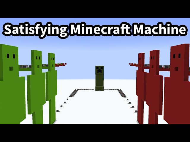 Insanely Satisfying Minecraft Rube Goldberg Machine