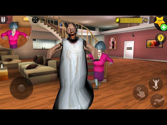 PLAYING AS GRANNY IN SCARY TEACHER 3D | GAME MODE MENU | SCARY TEACHER 3D FUNNY MOMENT