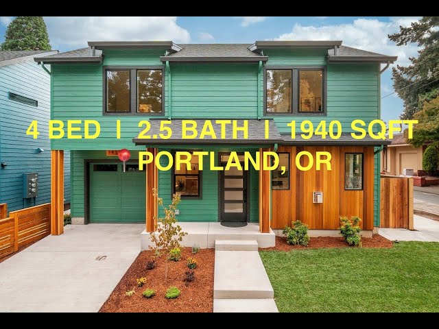 MODERN SELLWOOD LIVING – STUNNING 4-BEDROOM HOME WITH LUXURIOUS FEATURES | OREGON REAL ESTATE