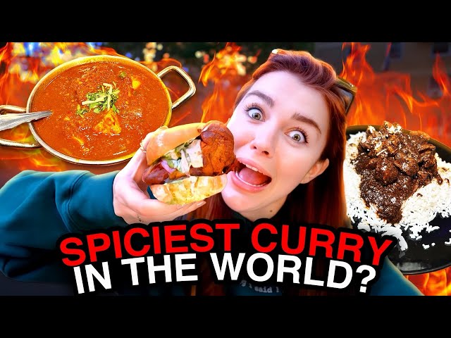 Eating the Spiciest Foods in New York City! (World’s Hottest Curry!!)