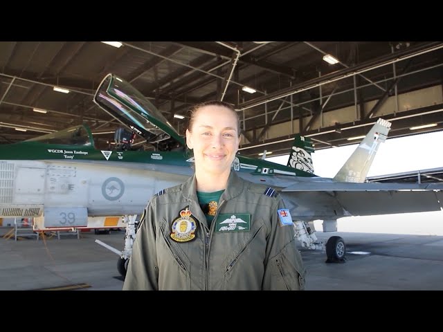 F/A-18A Hornet Walkaround with Flight Lieutenant Em