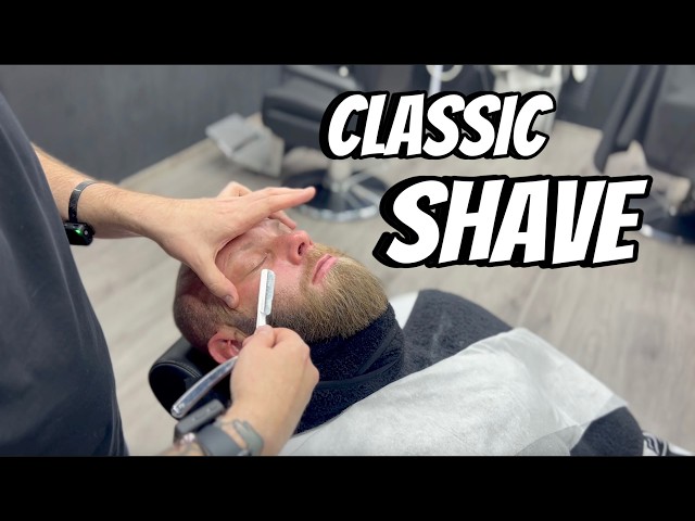 💈 ASMR barber. Full head classic shave. Shaved Kratos from "God of War" video game!