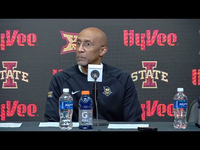 UCF Men's Basketball Postgame Press Conference - at No. 3/4 Iowa State