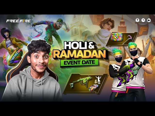 RAMADAN & HOLI EVENT DATE ✅ Garena Free Fire