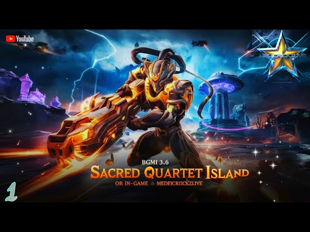 BGMI 3.6 Update: Sacred Quartet Island Gameplay Unveiled! 🔥MedicrickXzLive