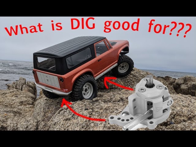 What is DIG good for on an RC Scale Rock Crawler?