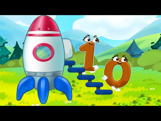 JOURNEY TO NUMBERLAND - HOW TO WRITE THE NUMBERS FROM 9 TO 12 -  NUMBERS FOR KIDS IN UKRAINIAN