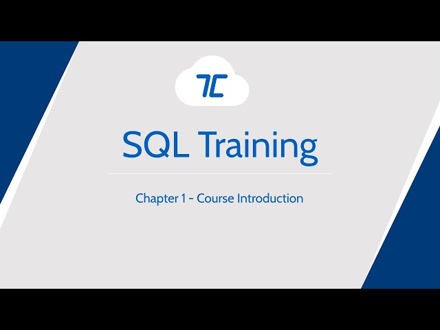 Tansy SQL Course | Introduction | Chapter 1 | Lesson 1