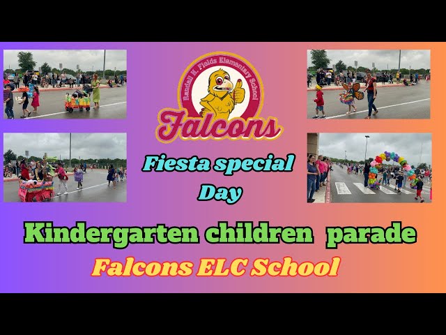 Fiesta special Day||Kindergarten children parade ||Falcons ELC School ||@INTEZAR USA Vlog’s