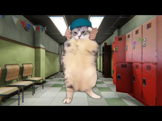 Cat Dances To Girlfriend in YOUR School 4K