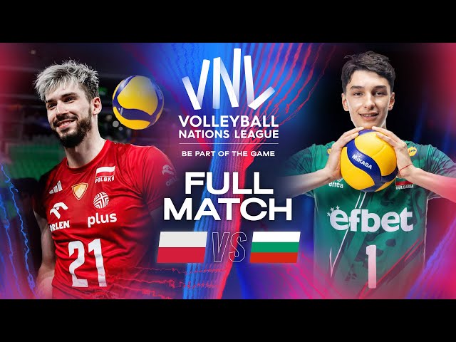 Simeon Nikolov shocked Poland! 😳🏐 - Poland 🇵🇱 Vs. Bulgaria 🇧🇬 | 2024 VNL - Full Match