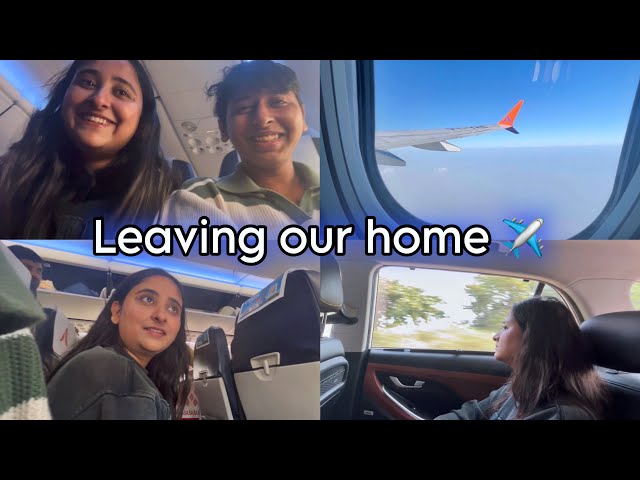 Leaving Our Home For Work Trip ✈️ #brownkiki #vlog