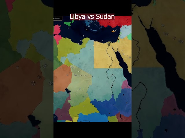 Libya vs Sudan #map #ageofhistory2ii #history #ageofhistory #europe #ageofhistory2 #geography