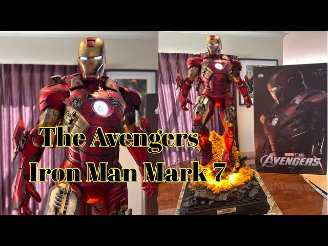 Marvel Studios The  Avengers Iron Man statue Mark 7 Battle Damaged #avengers #marvel #ironman