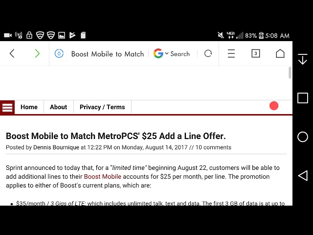 Boost Mobile Goes After MetroPCS By Offering Add a Line foe $25 (Beginning August 22nd)