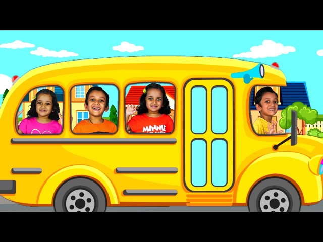 The wheels on the bus | Nursery rhymes and kids song - Kuku and Cucudu