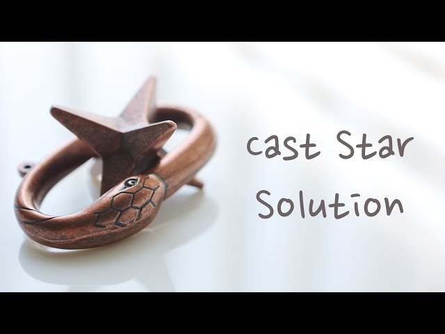 How to solve the Hanayama Cast Star in 5 seconds