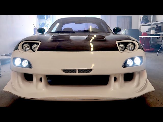 Adding Bumper Lights to my RX-7 [Car Shop GLOW]