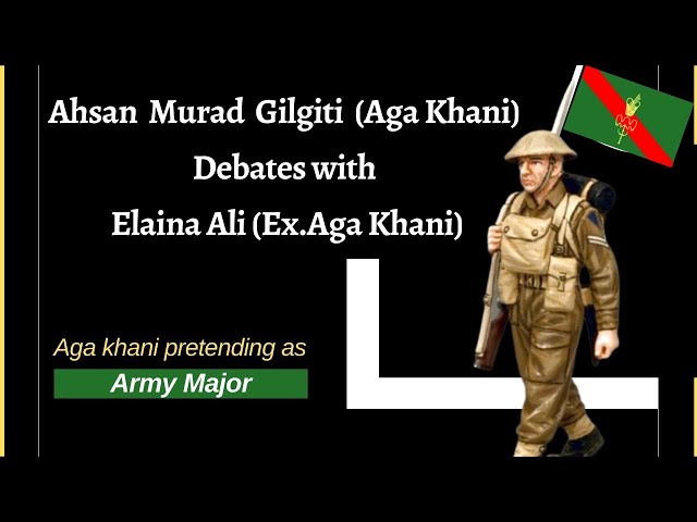 Aga Khans Mureed pretending as a Major Debates With Elaina Ali  - Sep 21 2021