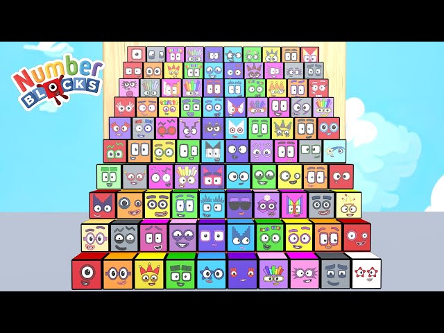 Numberblocks Step Squad ALL Numberblocks Song 1 - 100 NEW SEASON 7 FULL EPISODES Times Tables