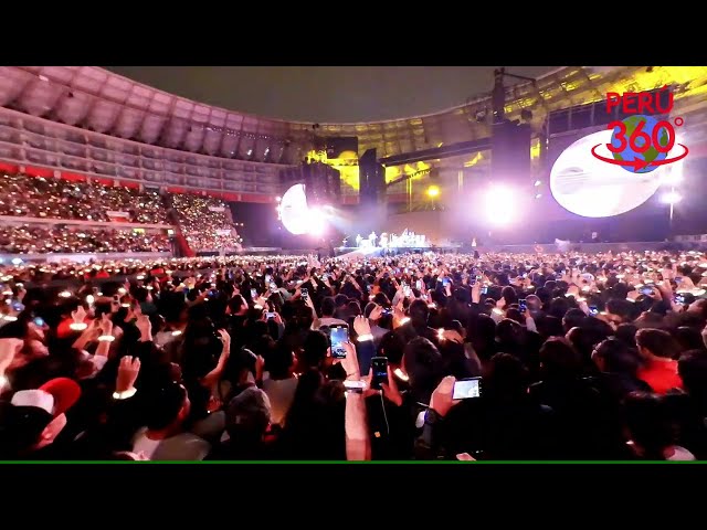 Coldplay Yellow Estadio Nacional, Lima 13 setiembre 2020