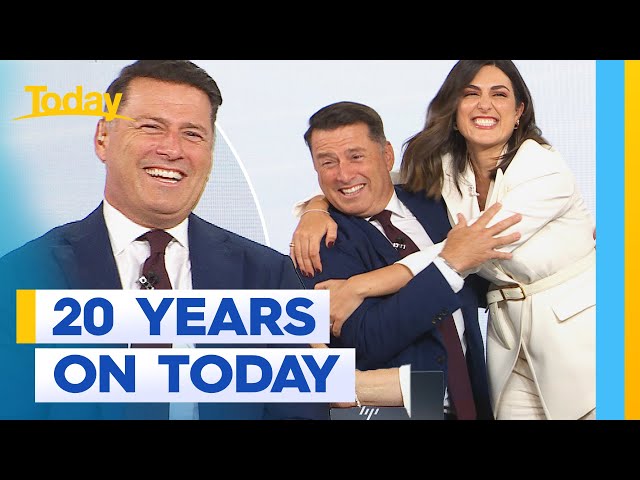 Karl Stefanovic celebrates 20 years with Today | Today Show Australia