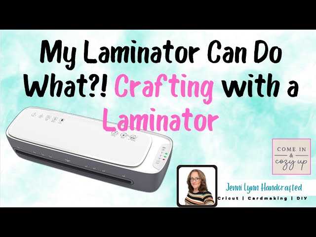 🎉My Laminator Can Do What?! Who Knew! 🎉Craft with Me! | Yes - You CAN Craft with a Laminator!