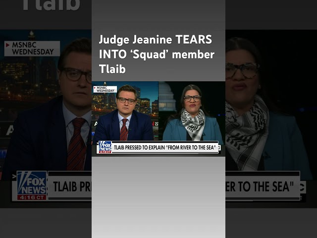 Judge Jeanine: 'Radical Rashida' is embarrassing America #shorts