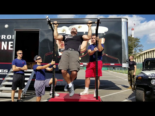 30 Marine pull-ups Oklahoma State fair 2017