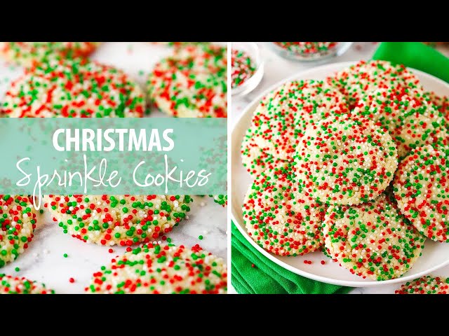 Christmas Sprinkle Cookies