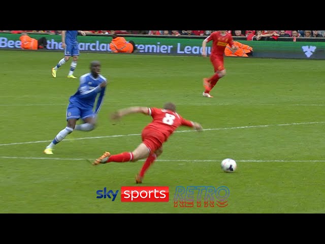 Steven Gerrard slips & Demba Ba scores