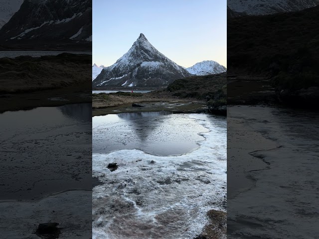 Photography of the Wizard’s Hat! 🧙‍♂️ #ice #travel #mountains #photography #norway