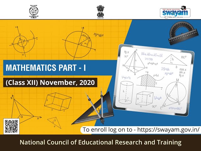 NCERT Mathematics 03 MOOCs Introduction