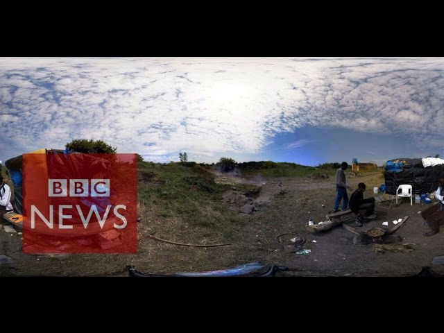 Calais: 'The Jungle' migrant camp in 360 video - BBC News