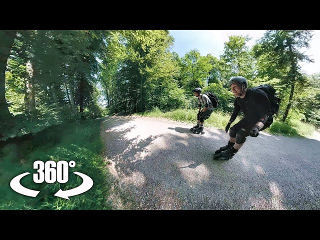 Downhill Off Road Inline Skating 360° Video