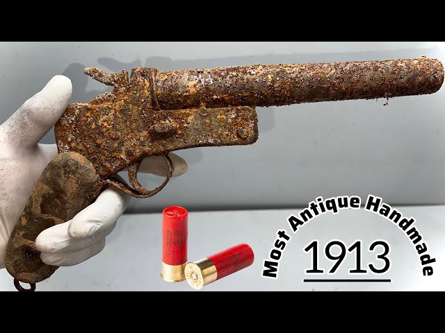 Gun restoration Most Antique Handmade 1913 (12 Gauge) gun restoration