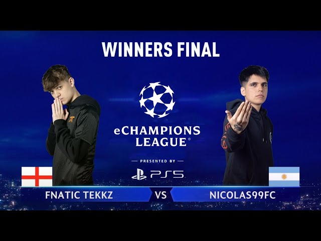 TEKKZ vs NICOLAS99FC | eChampions League Winners Final | FIFA 22