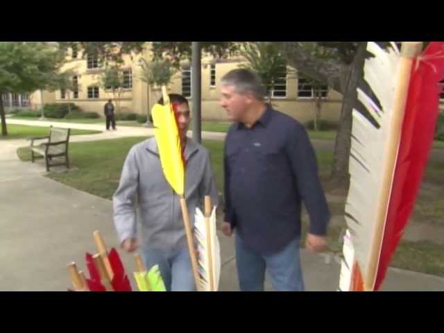 Texas Country Reporter - Atlatl Spear Throwing