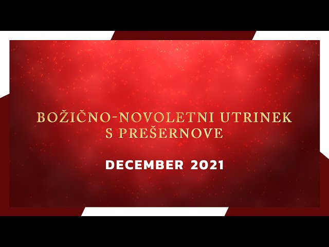 Božično-novoletni utrinek s Prešernove | December 2021