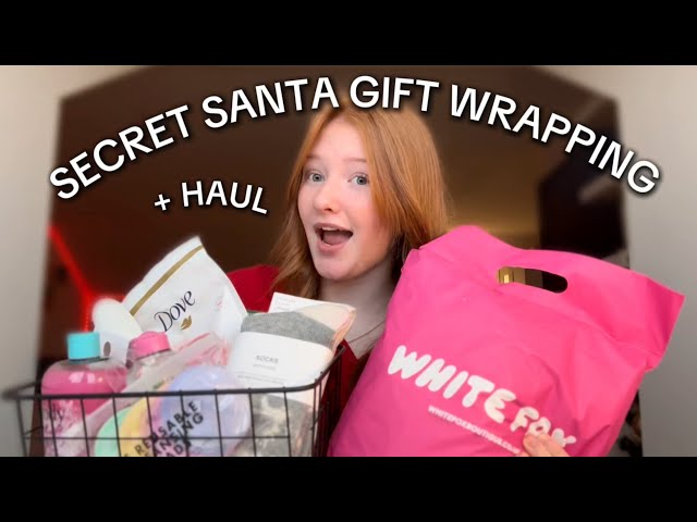 SECRET SANTA GIFT HAUL!! *wrapping gifts*