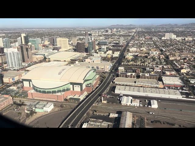 Phoenix Sky Harbor Landing - 1/17/25 A321NEO 4K