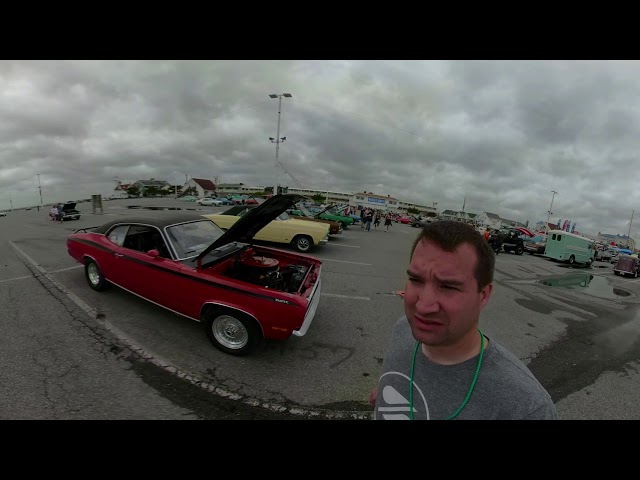 Cruisin Ocean City Inlet Car Show 2018 Sun 11AM (4K 360 VR)