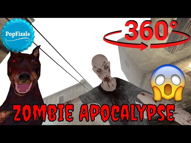 360 video || Zombie Apocalypse Episode 3 || Horror Animation VR