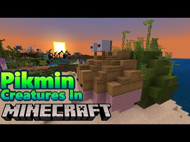 Pikmin Creatures In Minecraft! Creative World Showcase