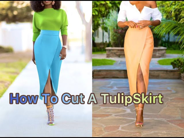 How To Cut Tulip Skirt | Tulip Crossing Skirt