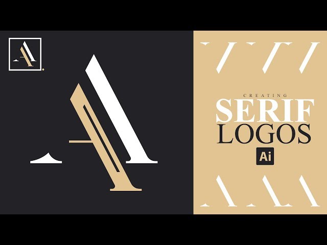 Illustrator Tutorial: Creating a Serif Logos Design