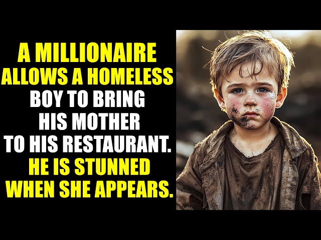 A Millionaire Invites a Homeless Boy and His Mother, Only to Be Moved by What He Sees…